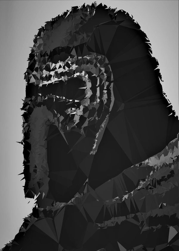 Plakat, POLYamory - Kylo Ren, Gwiezdne Wojny Star Wars, 61x91,5 cm