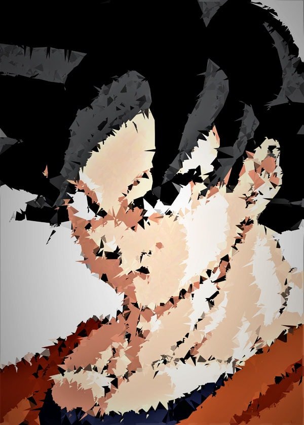 Plakat, POLYamory - Goku, Dragon Ball, 70x100 cm