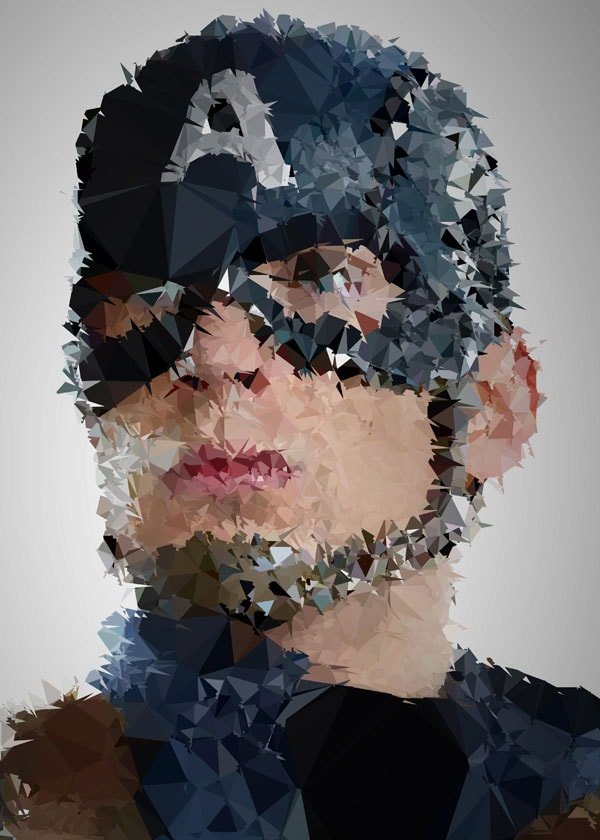 Plakat, POLYamory - Kapitan Ameryka, Marvel, 20x30 cm