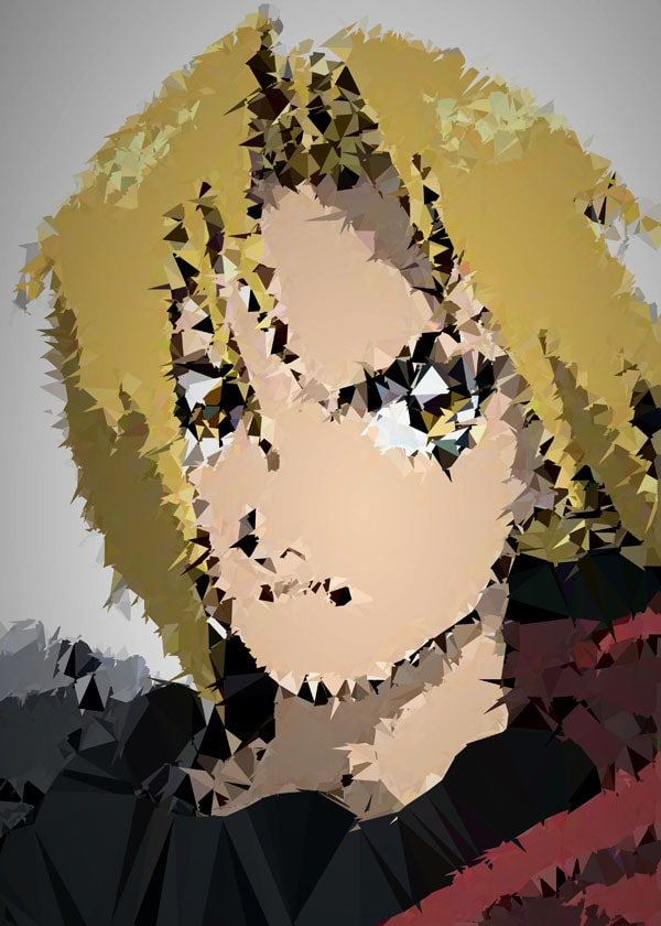 Plakat, POLYamory - Edward, Fullmetal Alchemist, 50x70 cm