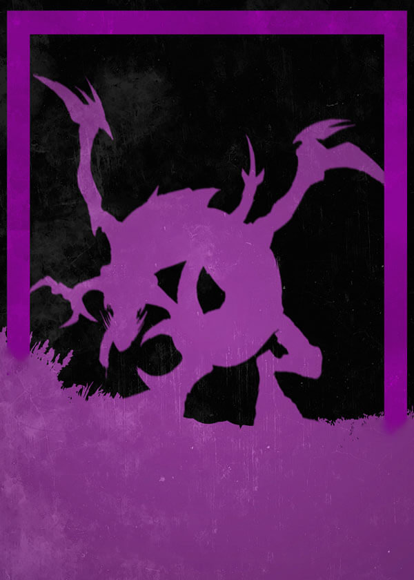 Plakat, League of Legends - Cho Gath, 50x70 cm