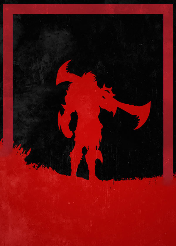 Plakat, League of Legends - Draven, 70x100 cm