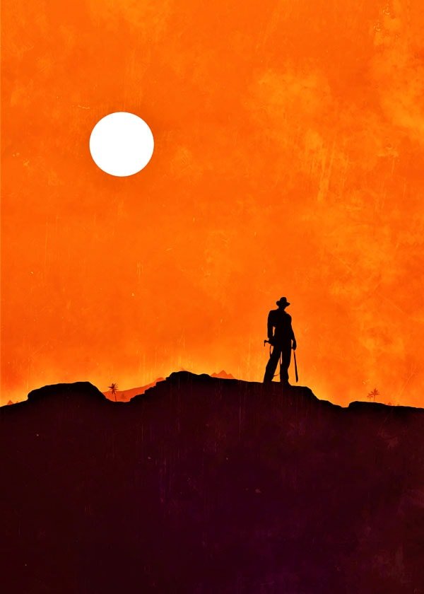 Plakat, Indiana Jones Vintage Poster, 40x50 cm