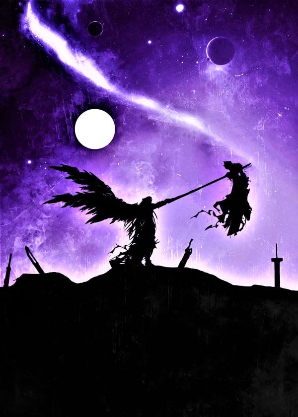 Final Fantasy Vintage Poster - plakat 70x100 cm