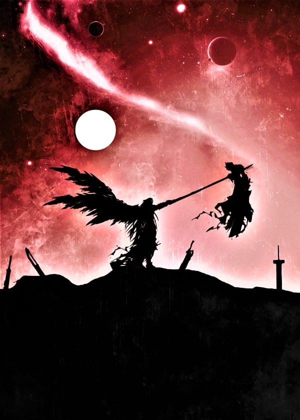 Final Fantasy Vintage Poster v2 - plakat 50x70 cm