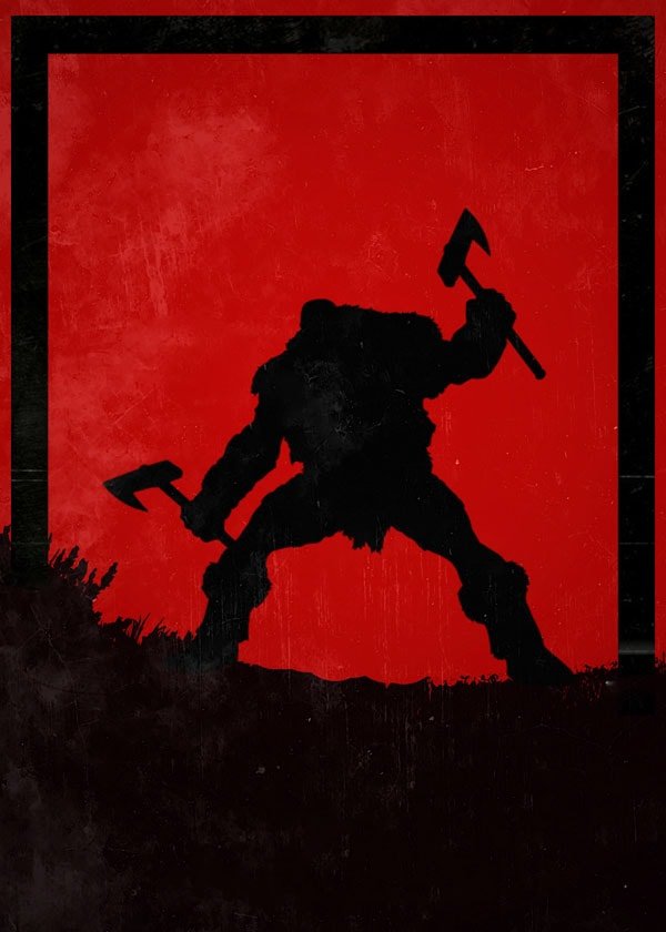 For Honor - Berserker - plakat 29,7x42 cm