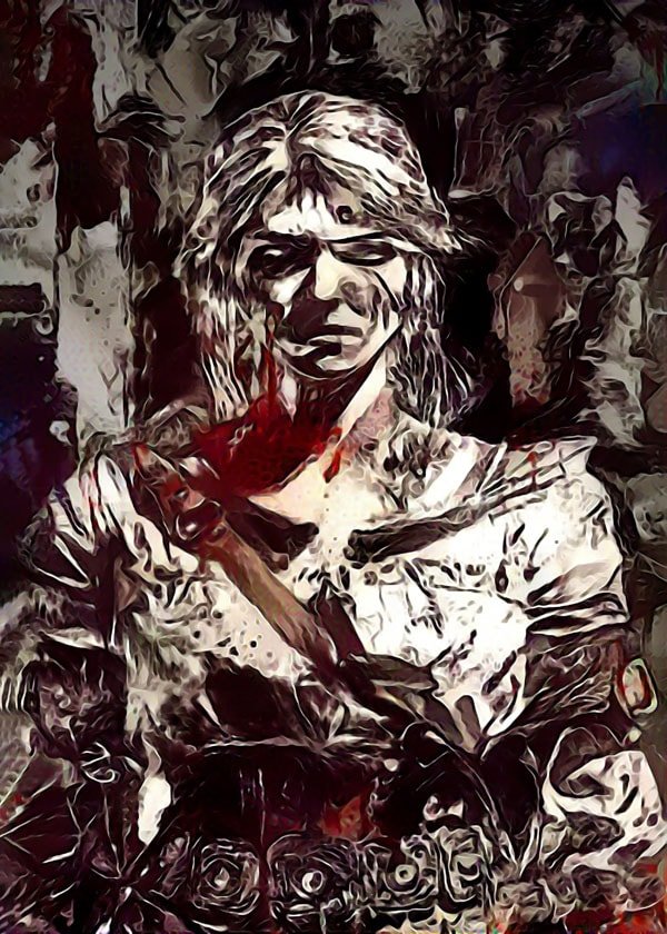 Plakat, Legends of Bedlam - Ciri, Wiedźmin, 50x70 cm