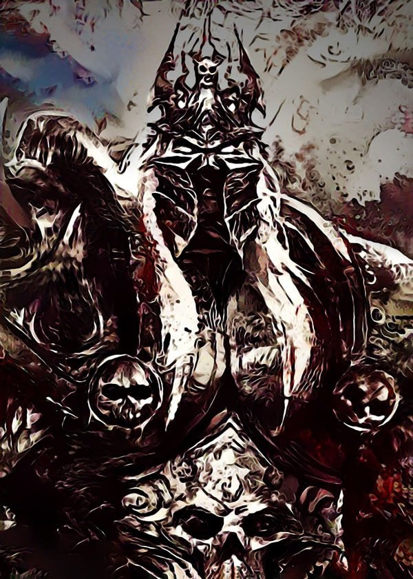 Plakat, Legends of Bedlam - Arthas, Warcraft, 60x80 cm