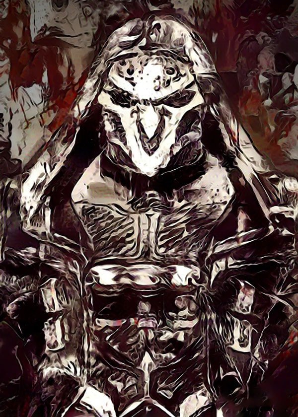 Plakat, Legends of Bedlam - Reaper, Overwatch, 50x70 cm
