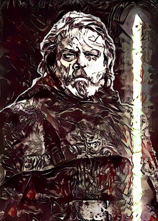 Plakat, Legends of Bedlam - Luke Skywalker, Gwiezdne Wojny Star Wars, 59,4x84,1 cm