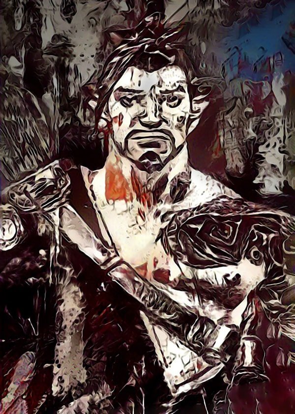 Plakat, Legends of Bedlam - Hanzo, Overwatch, 20x30 cm