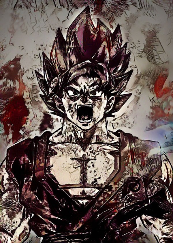 Plakat, Legends of Bedlam - Goku, the Limit Breaker, Dragon Ball, 40x50 cm