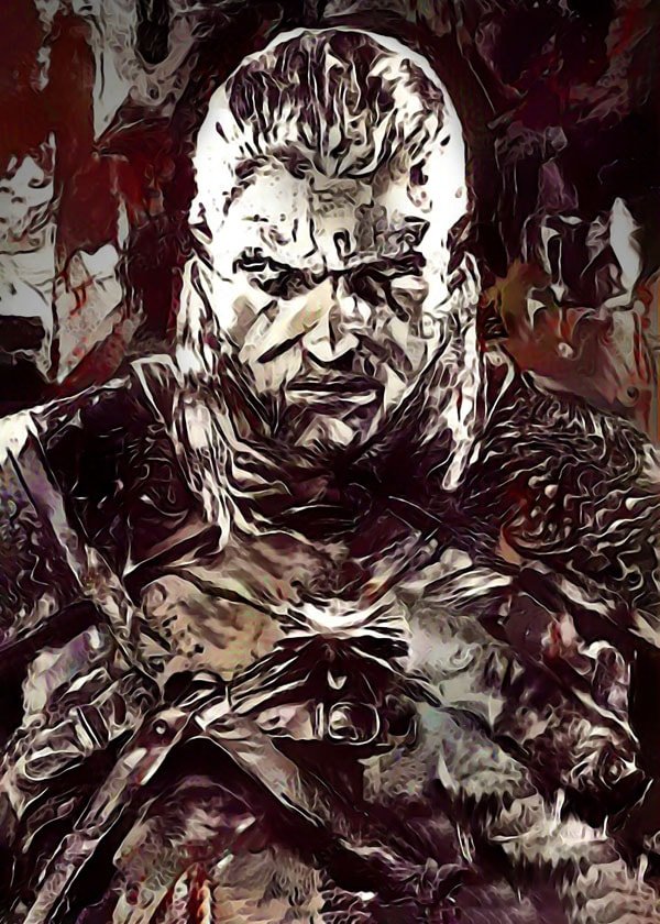 Plakat, Legends of Bedlam - Geralt, Wiedźmin, 30x40 cm