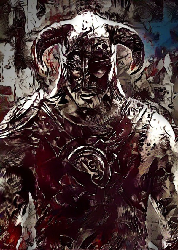 Plakat, Legends of Bedlam - Dragonborn, Skyrim, 61x91,5 cm