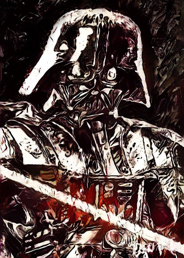 Plakat, Legends of Bedlam - Darth Vader, Gwiezdne Wojny Star Wars, 60x80 cm