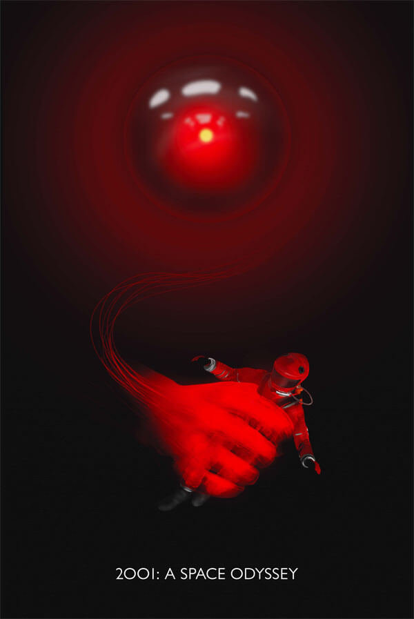 Plakat, 2001: Odyseja kosmiczna, 70x100 cm