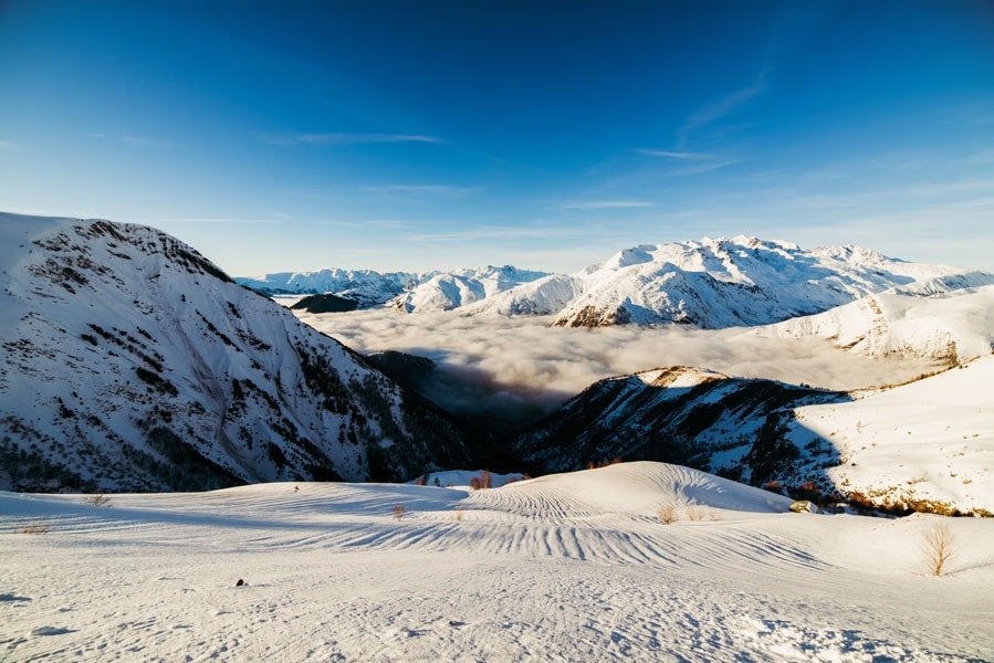 Plakat, Les 2 Alps Francja, 70x50 cm