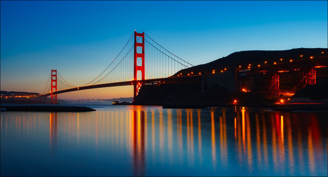 Plakat, Most w San Francisko, 100x70 cm