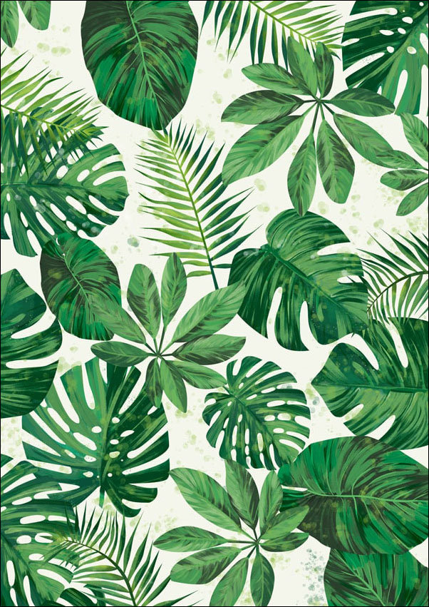 Plakat, Zielone tło II, 50x70 cm