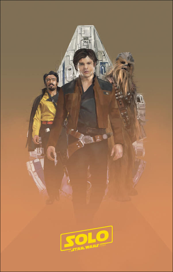Plakat, Star Wars Gwiezdne Wojny Solo finał, 21x29,7 cm
