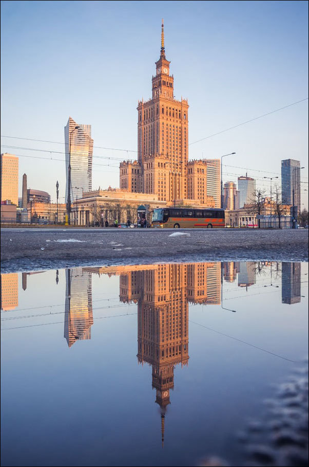 Plakat, Warszawa Poranek, 50x70 cm