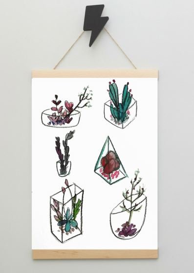Plakat, Botaniczne I, 50x70 cm