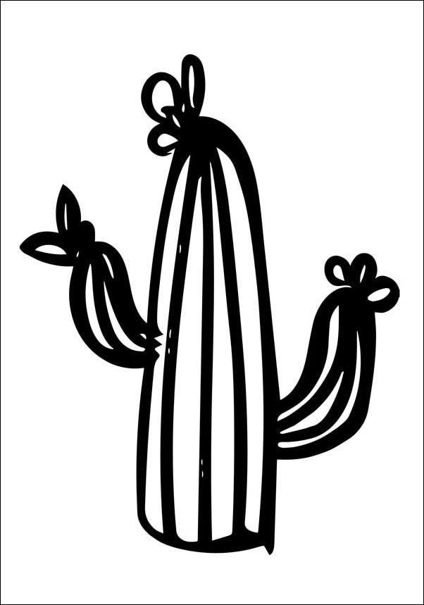 Plakat, Kaktus, 61x91,5 cm