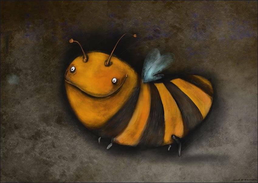 Plakat, Pszczółka, 80x60 cm