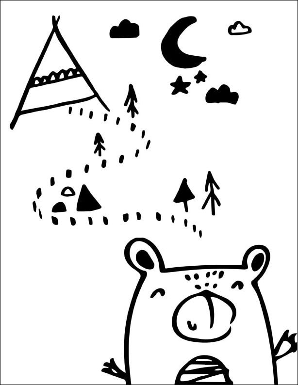 Plakat, Tipi, 30x40 cm