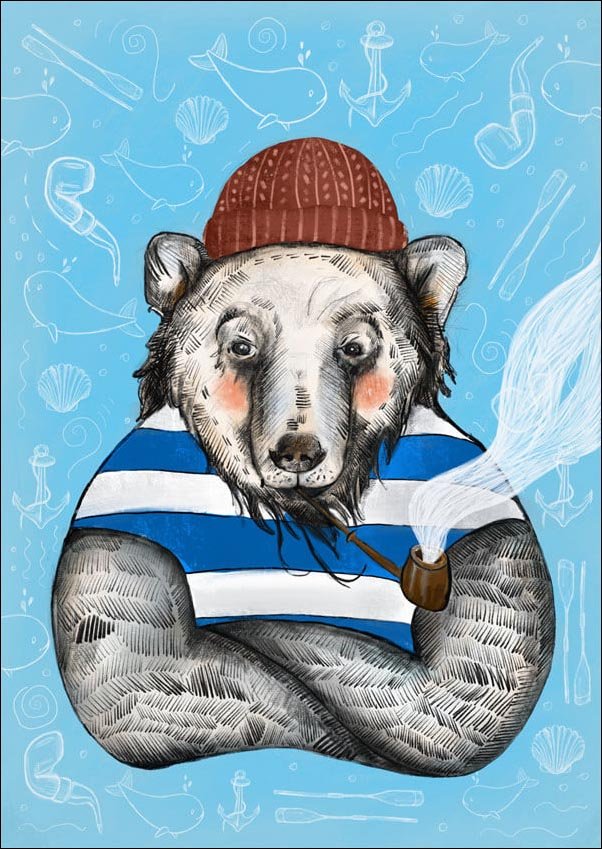 Plakat, Marynarz, 70x100 cm