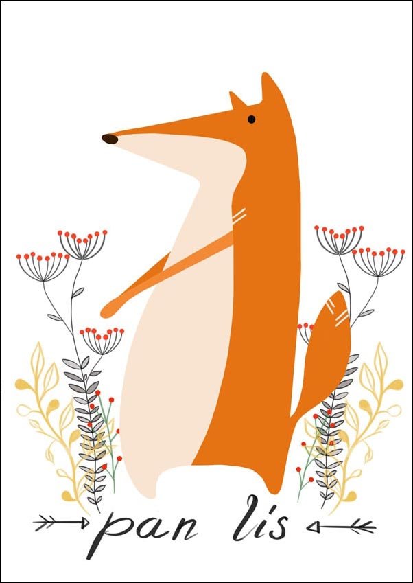 Plakat, Pan Lis, 50x70 cm