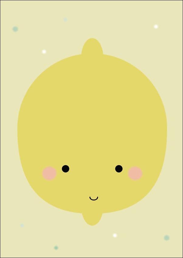 Plakat, Cytrynka, 30x40 cm