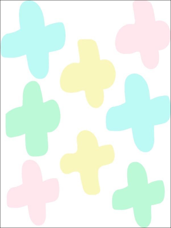 Plakat, Plusy pastel, 30x40 cm