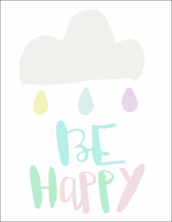Plakat, Wesoła chmura, 59,4x84,1 cm
