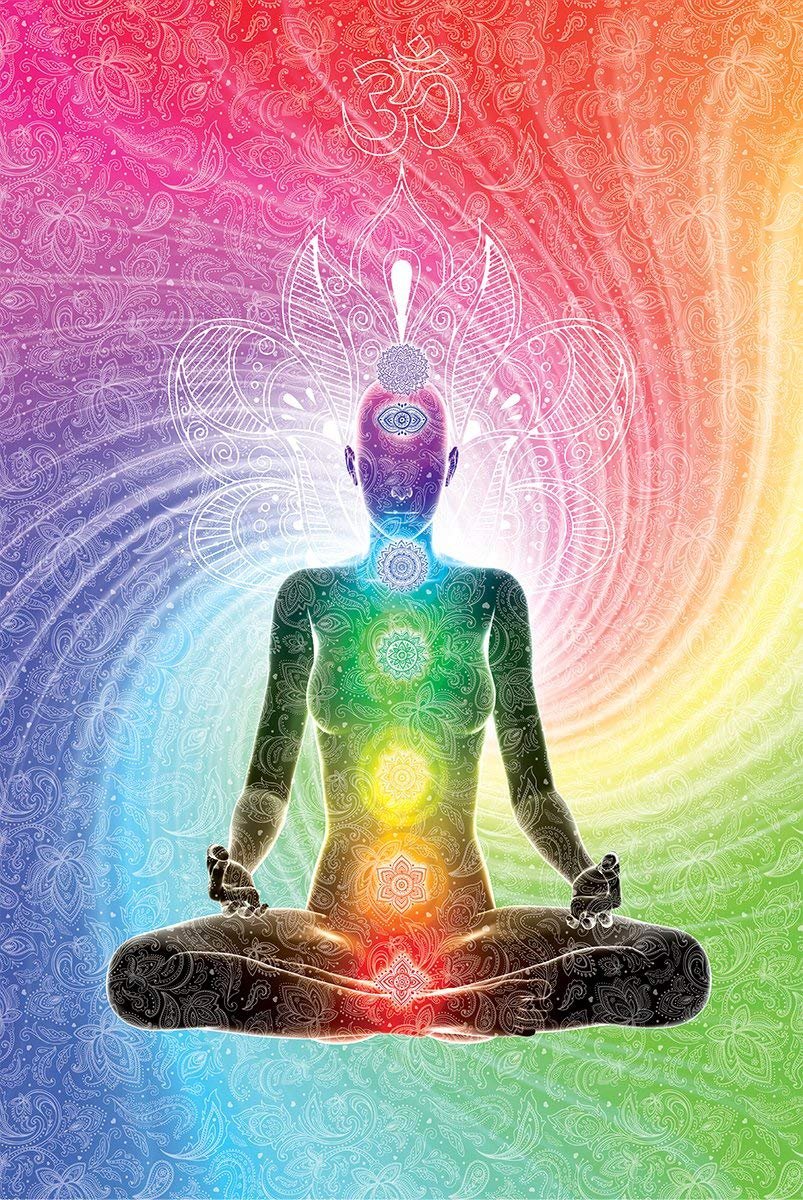 Close, Plakat, CLOSE, Czakry Ośrodki Energii, 61x91,5 cm