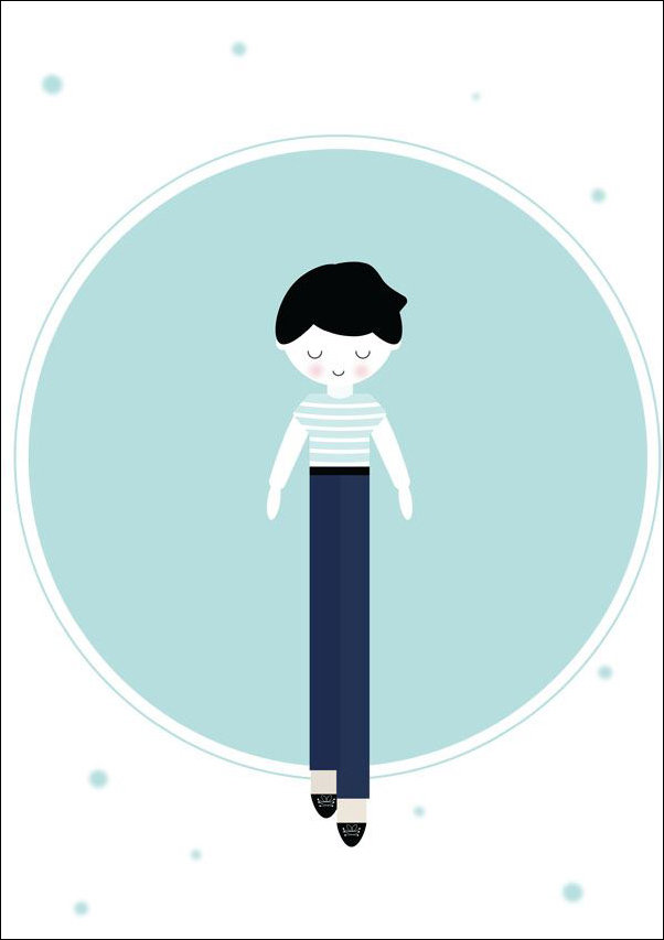 Plakat, Wituś błękitny, 30x40 cm