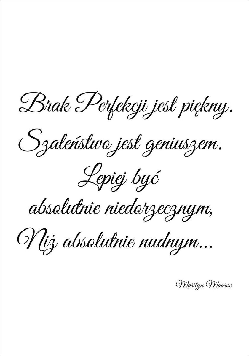 Plakat, Geniusz – 50x70 cm