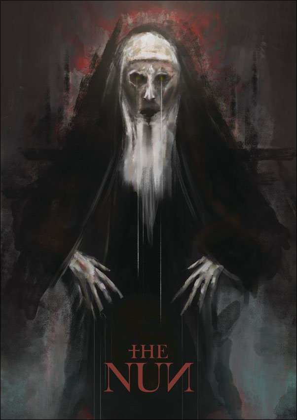 Plakat, The nun, 29,7x42 cm