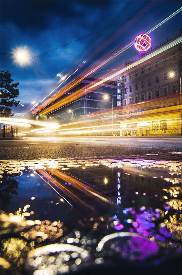 Plakat, Nocna Warszawa, 50x70 cm