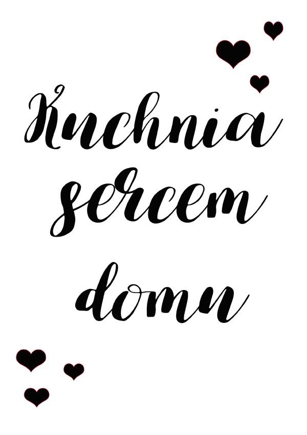 Plakat, Kuchnia, 60x80 cm