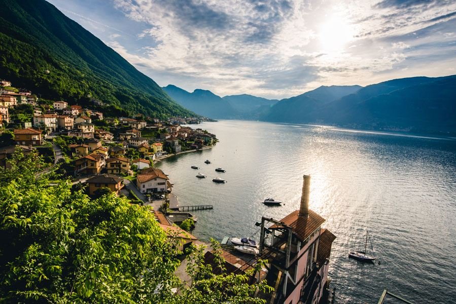 Plakat, Como lake, 40x30 cm