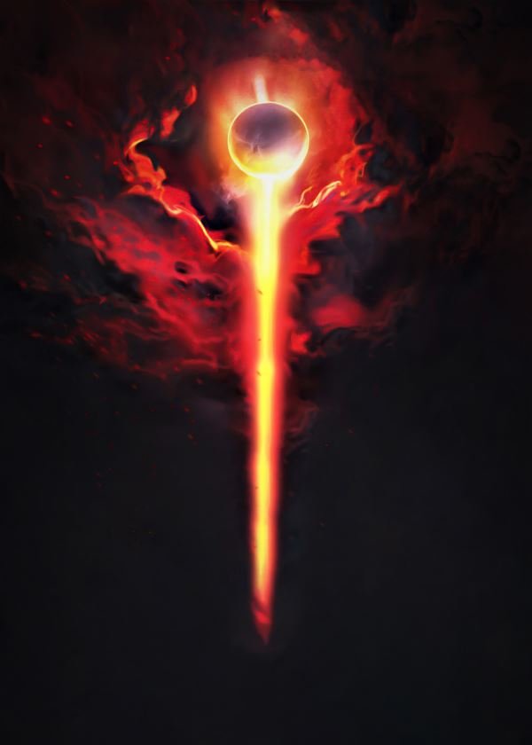 Plakat, Dark Souls - The Dark Sign, 40x60 cm