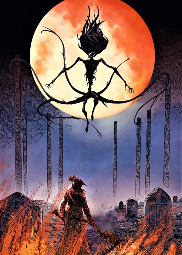 Plakat, Bloodborne - The Last Hunt, 40x50 cm