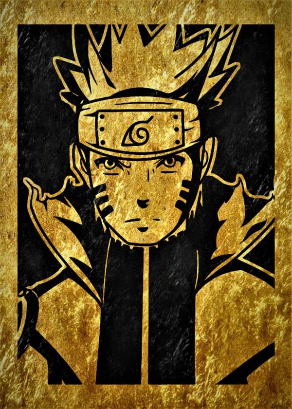 Plakat, Golden LUX - Naruto, 50x70 cm