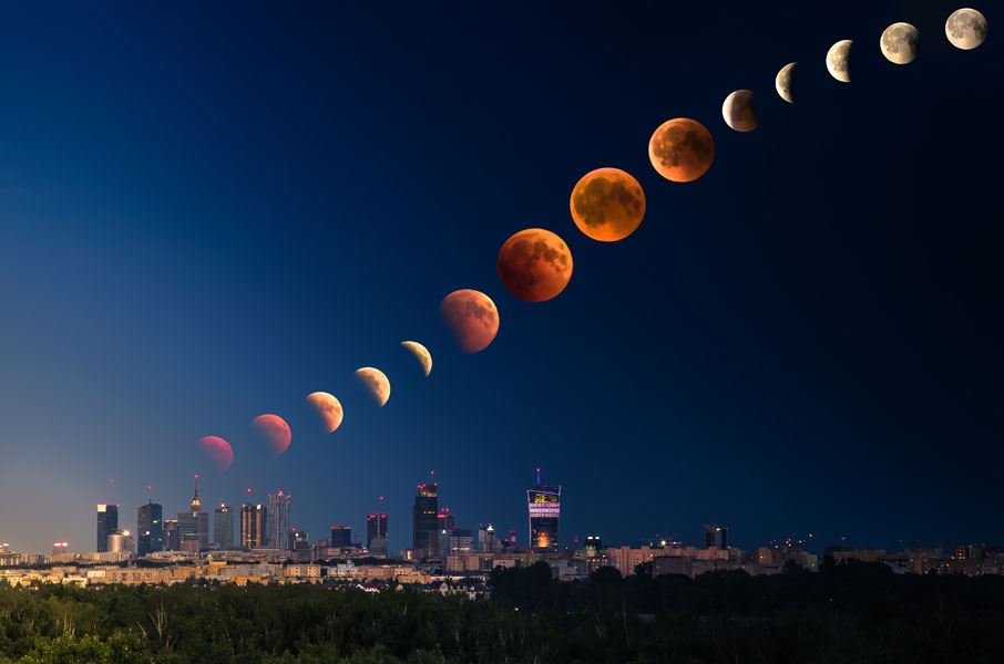 Plakat, Pełnia, 50x40 cm