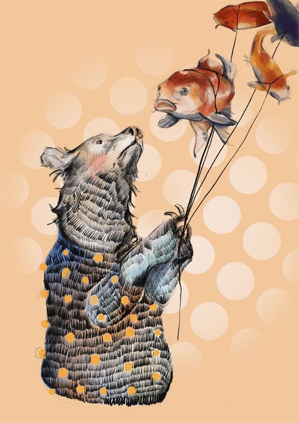 Plakat, Rybki, 61x91,5 cm