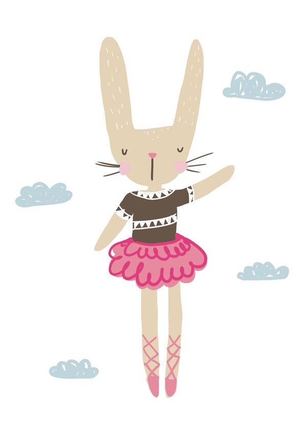 Plakat, Balerina, 50x70 cm