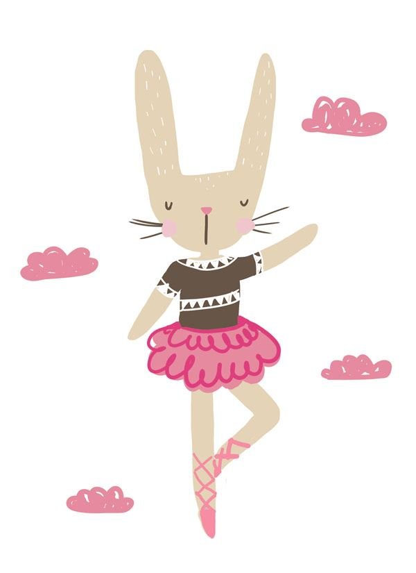 Plakat, Balerina II, 50x70 cm