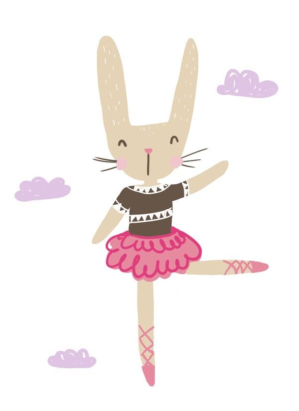Plakat, Balerina III, 61x91,5 cm
