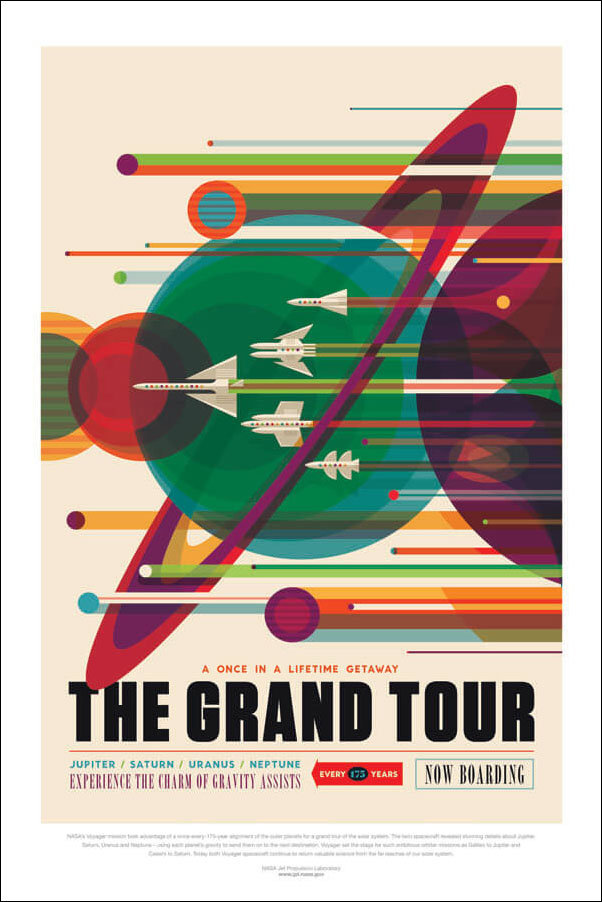 Plakat, Grand tour, 50x70 cm